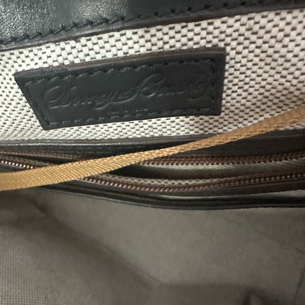 Dooney & Bourke Black and Brown Tote - Picture 3 of 6